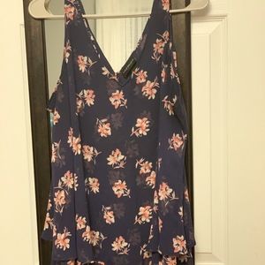 VNeck Sleeveless flower print